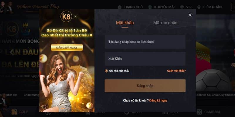 Thắc mắc về quá trình rút tiền K8bet